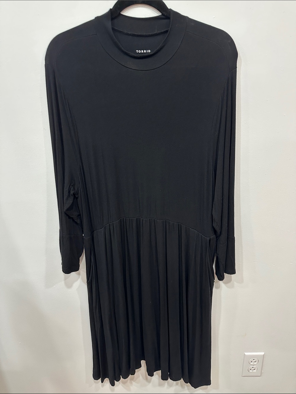 torrid Black Long Sleeve Midi Dress